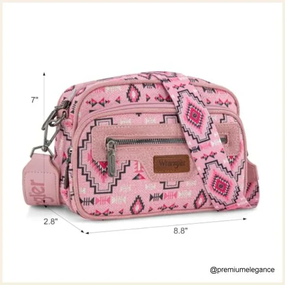 Canvas Crossbody Bag with Adjustable Straps, Multiple Pockets, Clutch Option - Picture 5 of 7